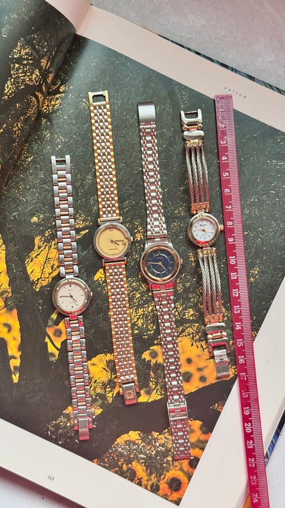 Dainty Duo-tone Watch Collection 1990s