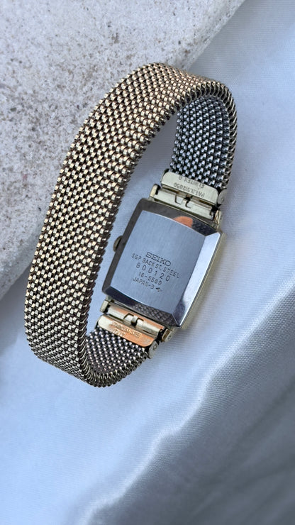Seiko Vintage Tank Watch 1978 - stretch band