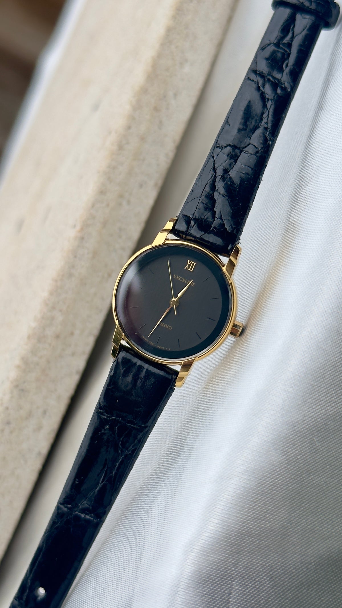 Near Mint - Vintage Seiko Exceline 1991 Watch - Gold Plated