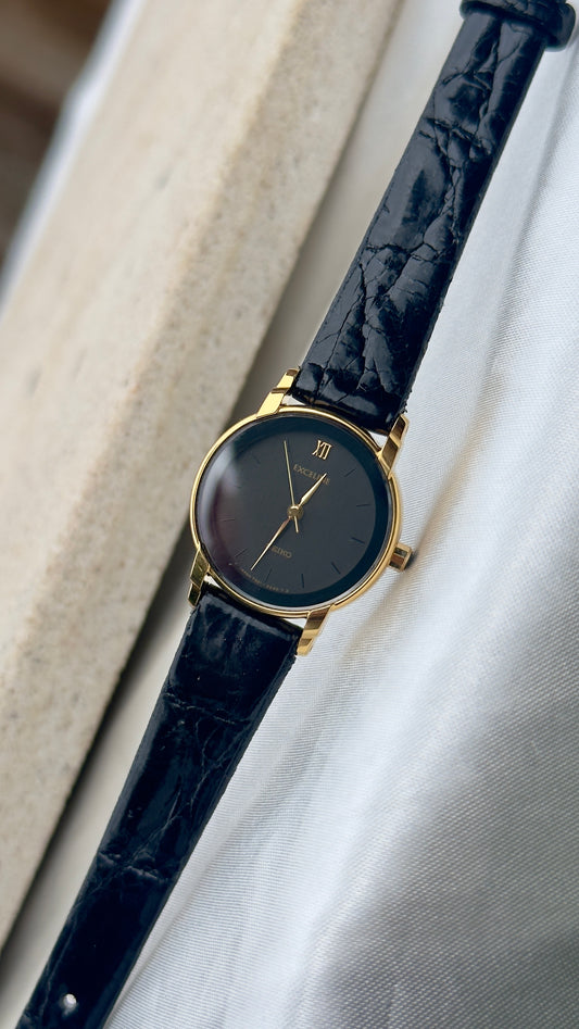 Near Mint - Vintage Seiko Exceline 1991 Watch - Gold Plated