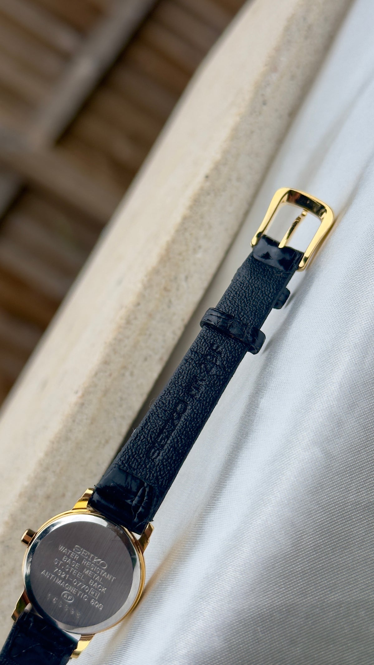 Near Mint - Vintage Seiko Exceline 1991 Watch - Gold Plated
