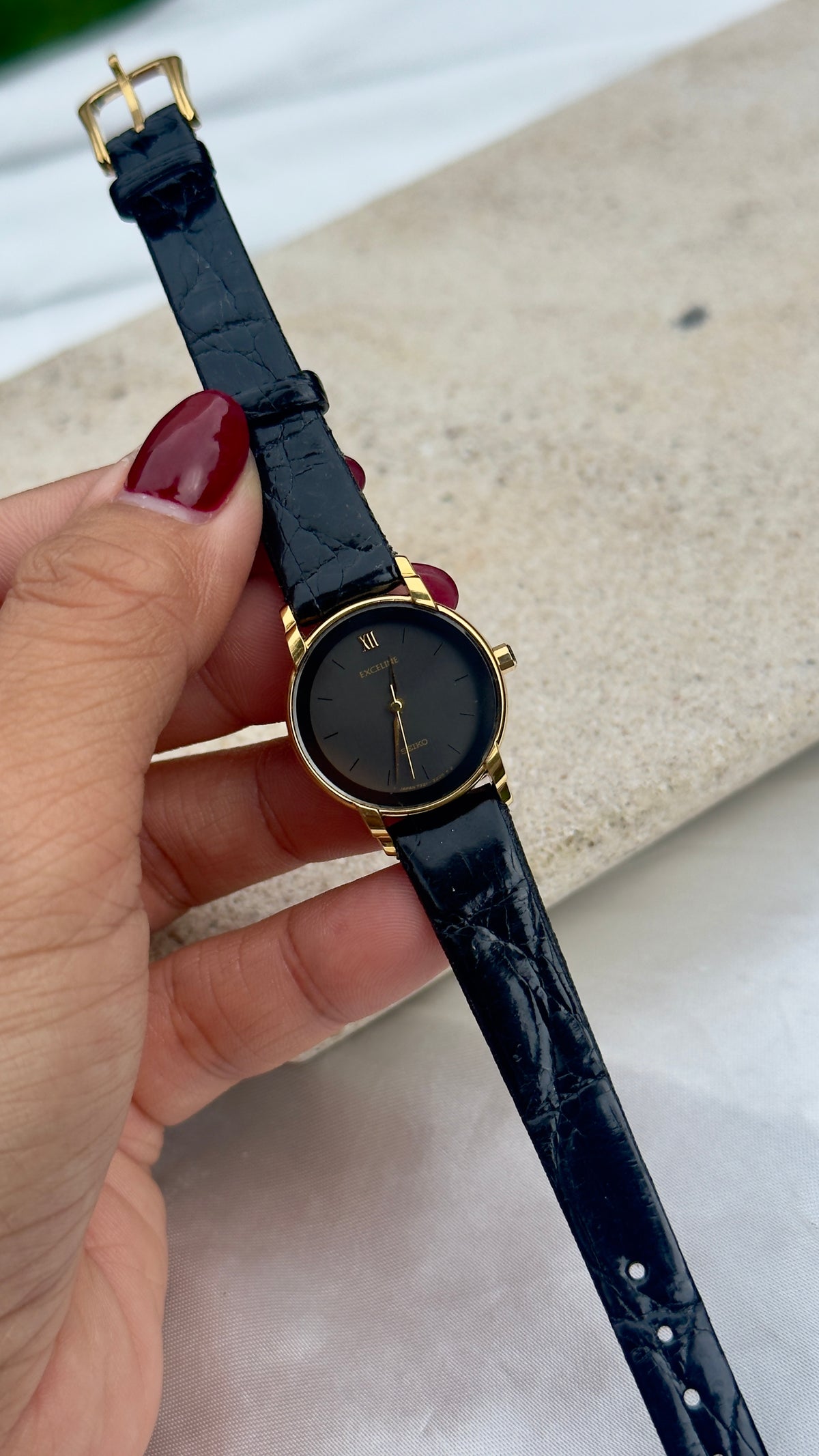 Near Mint - Vintage Seiko Exceline 1991 Watch - Gold Plated