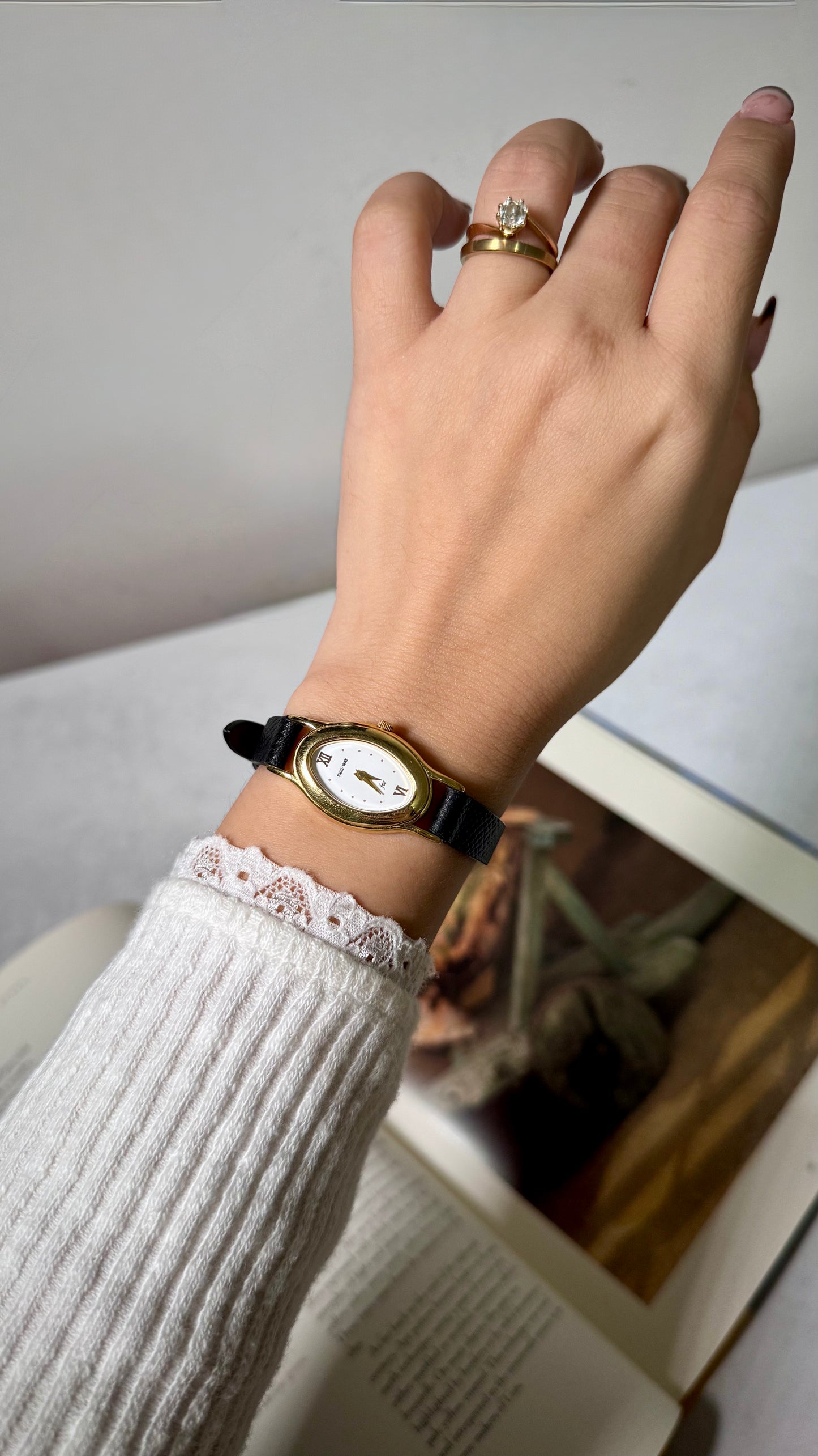 Vintage Citizen Free Way 2000 Watch - Bespoke Leather