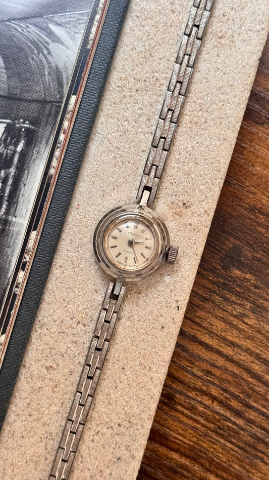Super Rare 1960s Orient Chanel vintage watch - White gold plated