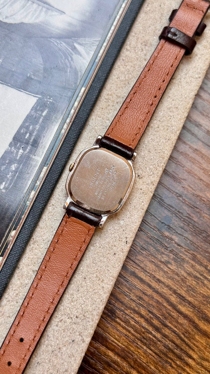 ORIENT VX Vintage Watch 1980s - White gold and gold plated