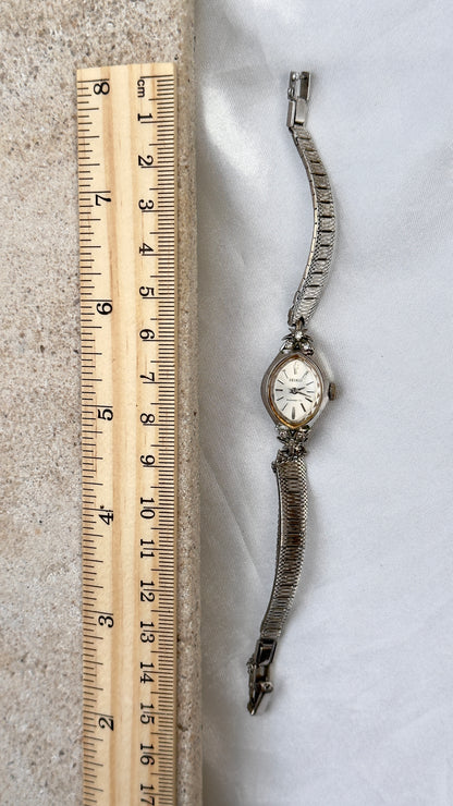 Super Rare 1960s Seiko vintage manual watch - white gold plated