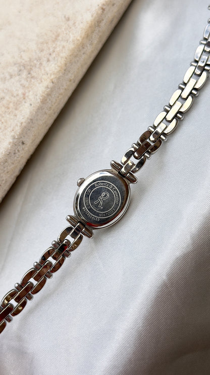 Roberta di Camerino Italy vintage watch - sapphires adorned case