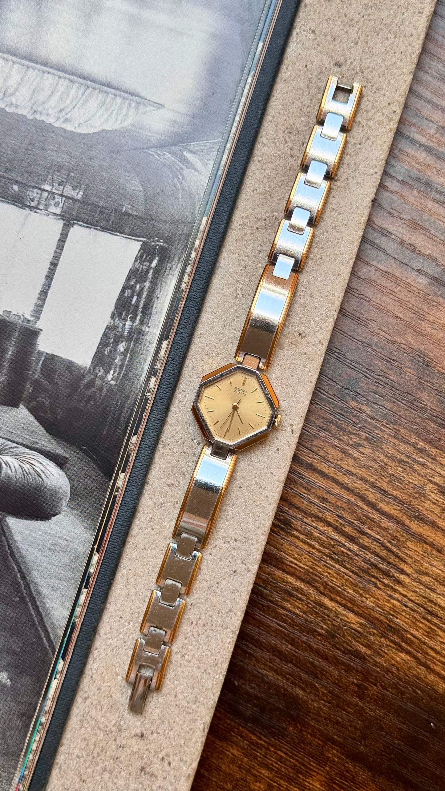 Octagonal Seiko Vintage Watch 1992