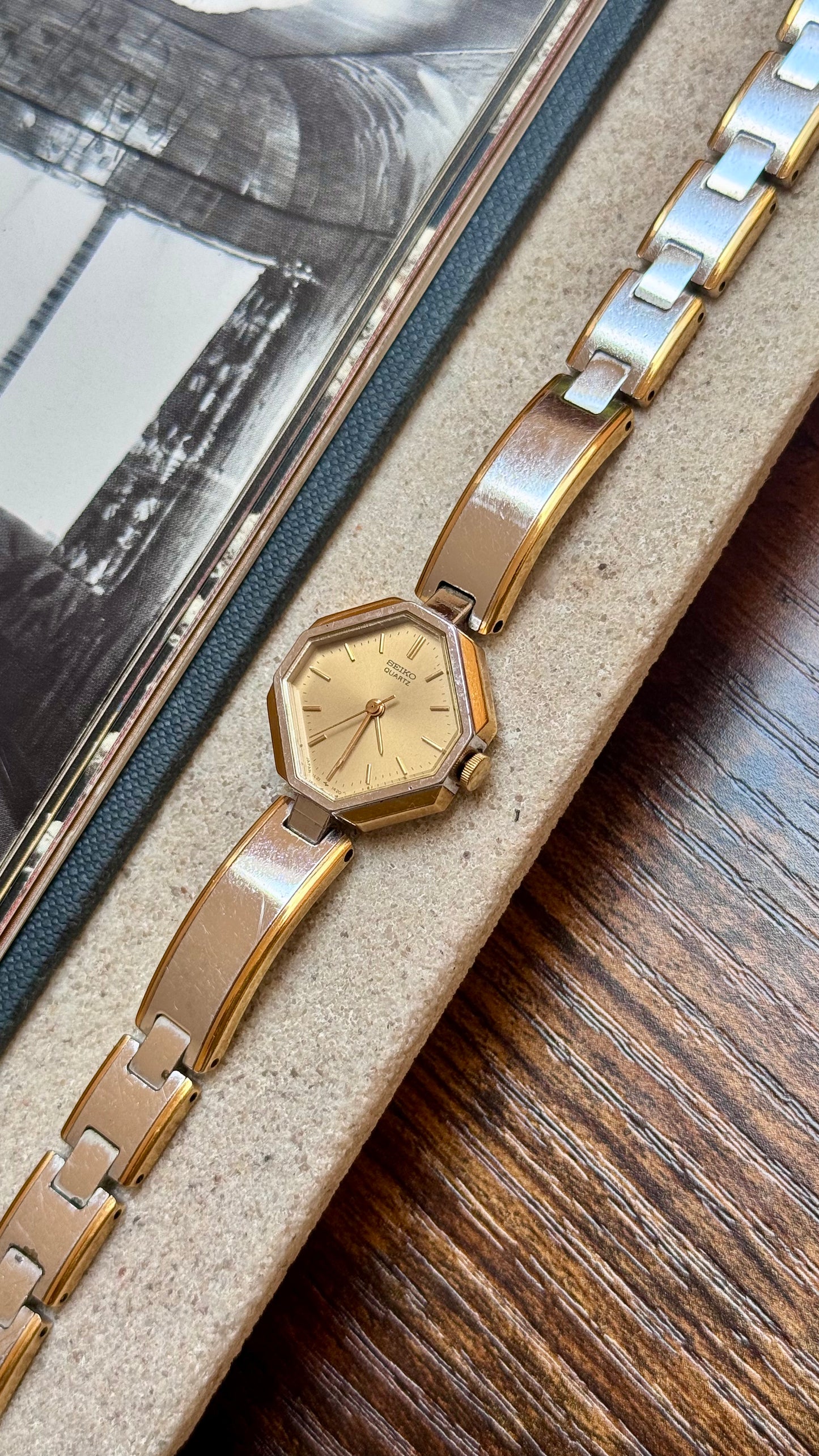Octagonal Seiko Vintage Watch 1992