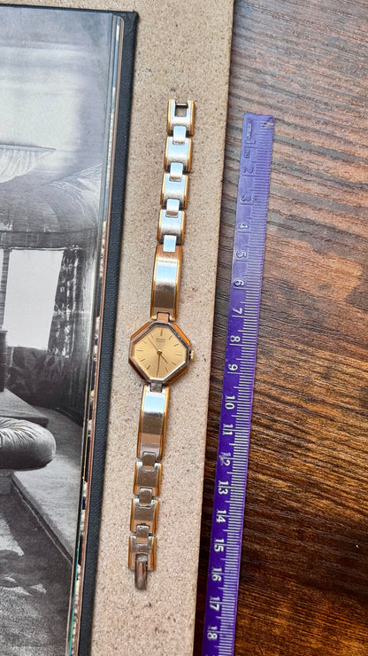 Octagonal Seiko Vintage Watch 1992