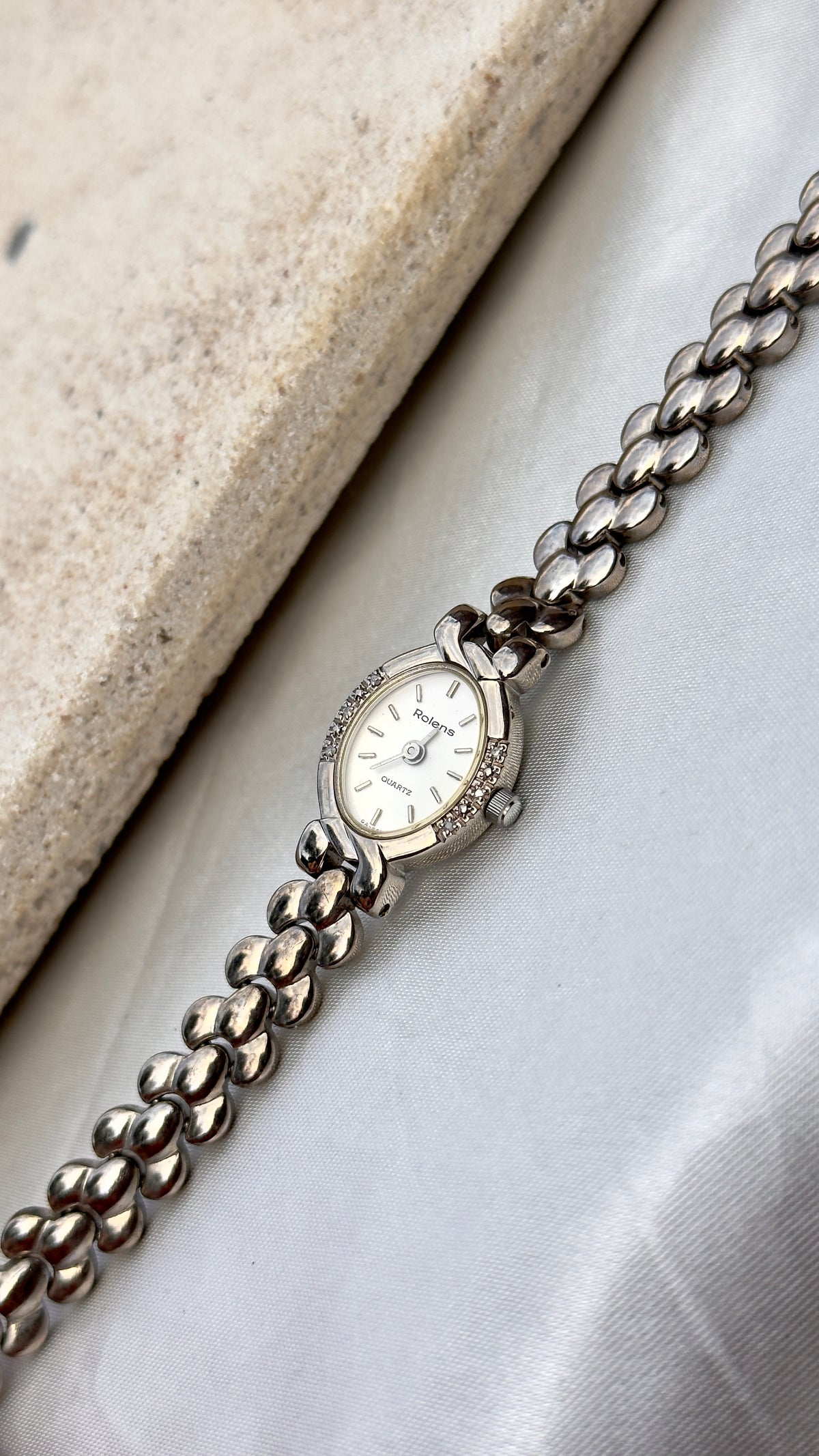 Rolens vintage watch 1990s - Sapphire glass & Diamonds
