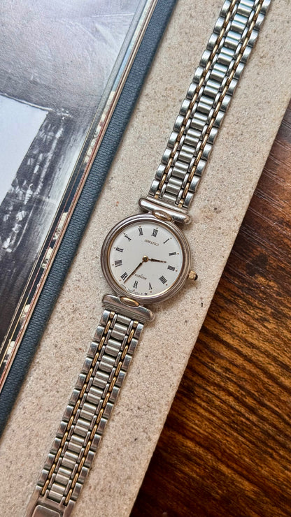 1997 Vintage Seiko Exceline Watch - Roman Dial
