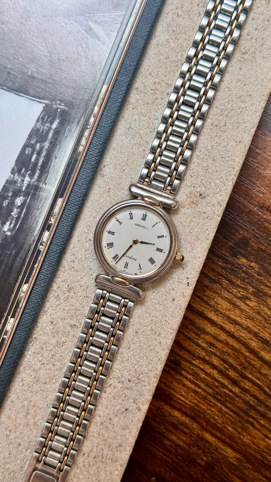1997 Vintage Seiko Exceline Watch - Roman Dial