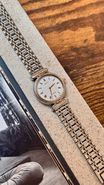 1997 Vintage Seiko Exceline Watch - Roman Dial