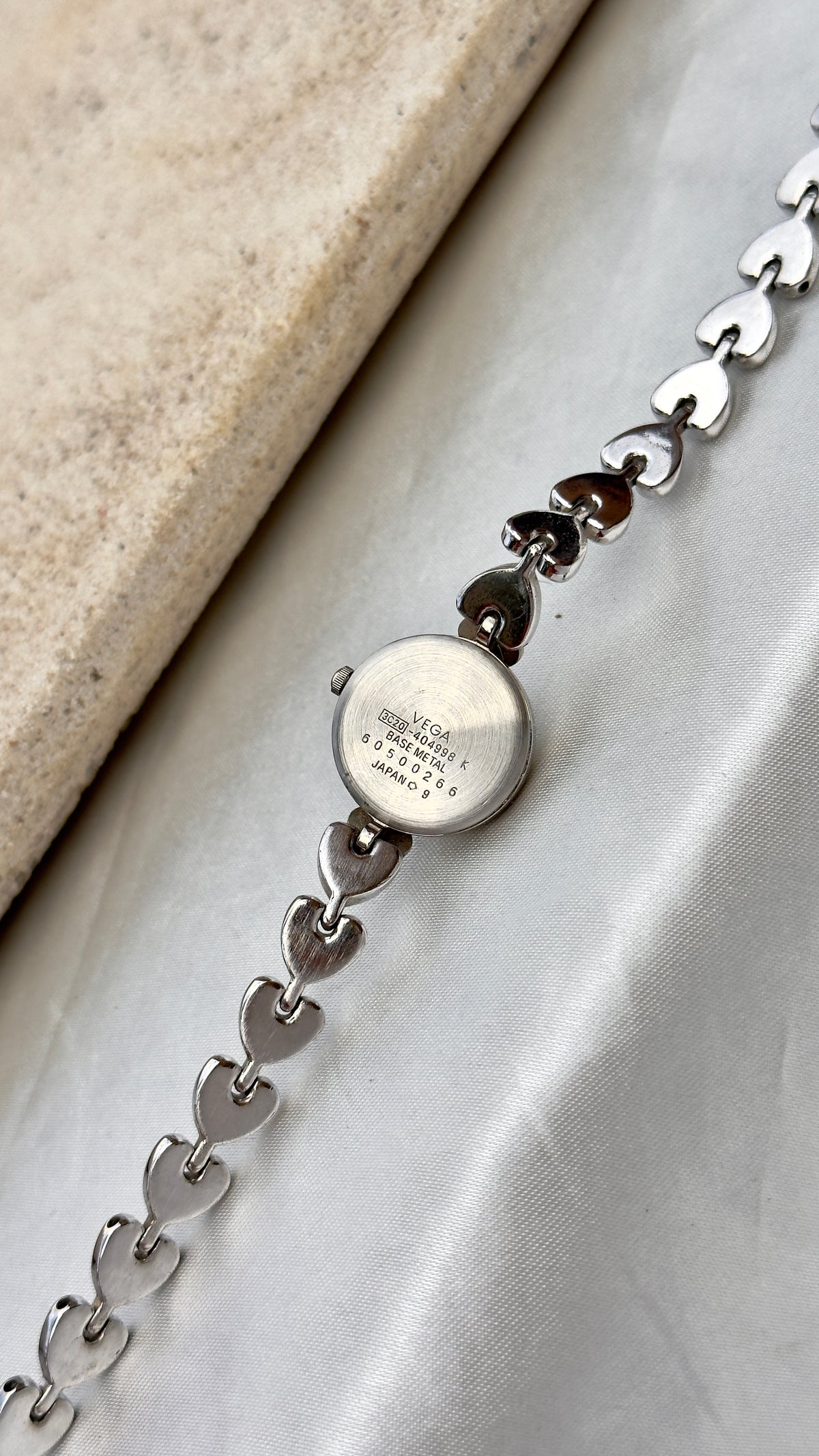 Citizen Vega Vintage Watch 1995, Heart Bracelet