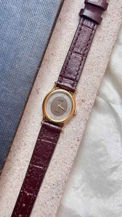 Vintage Alba Seiko Women's Watch 1990s - Gold Plated