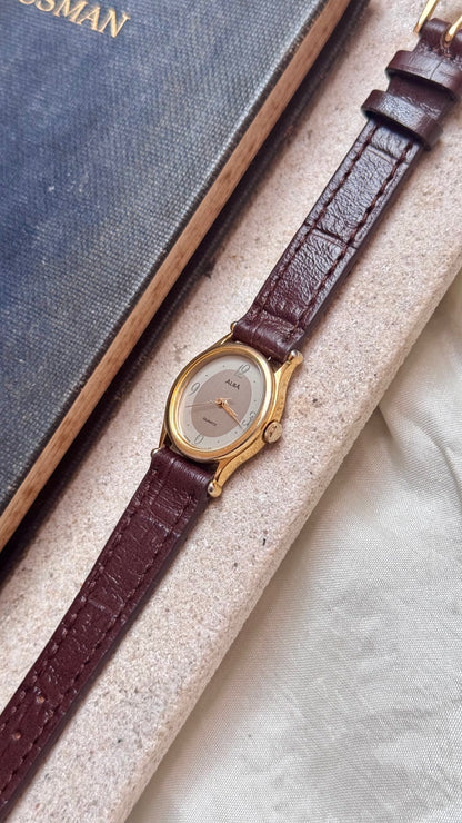 Vintage Alba Seiko Women's Watch 1990s - Gold Plated