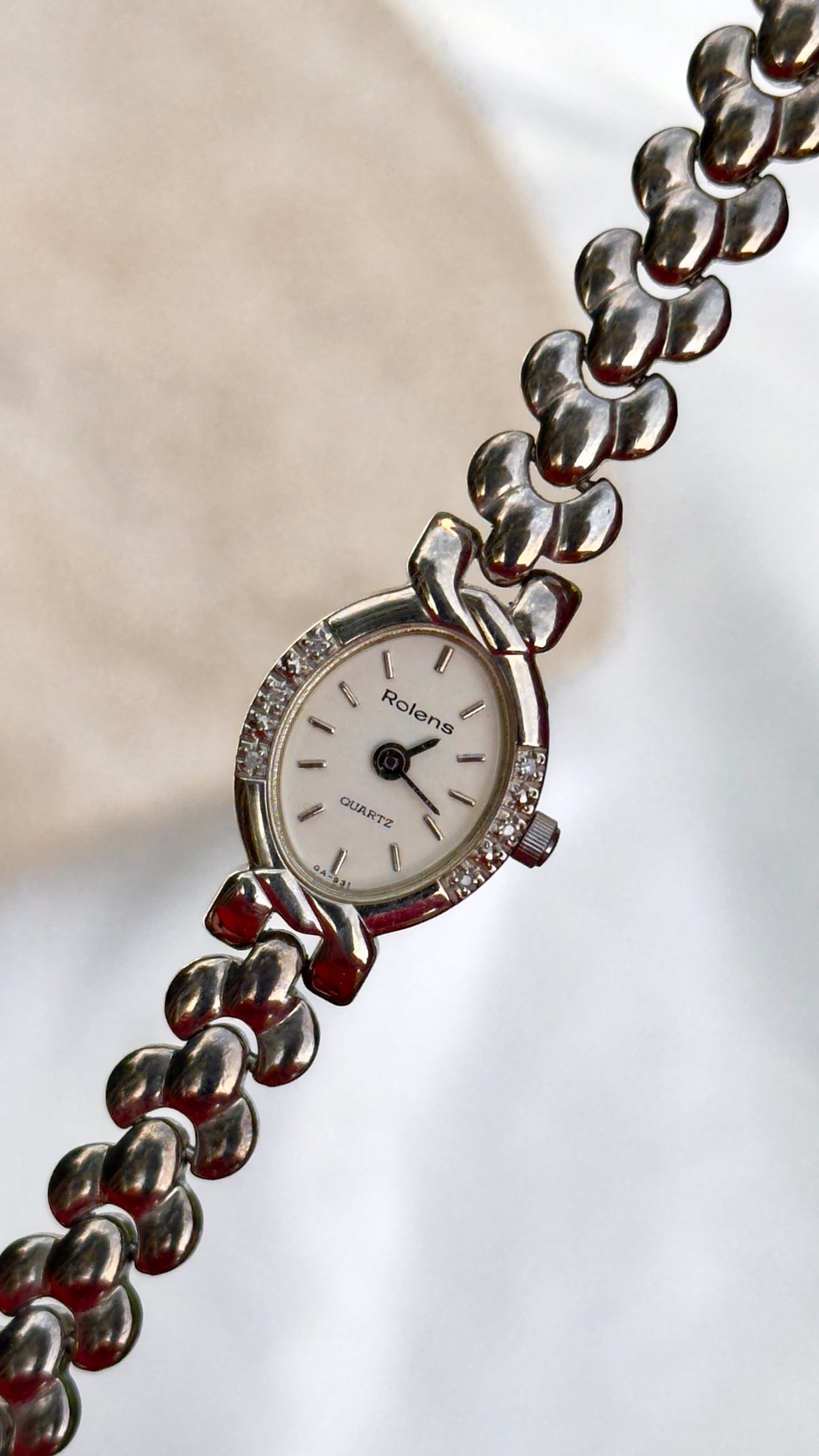 Rolens vintage watch 1990s - Sapphire glass & Diamonds