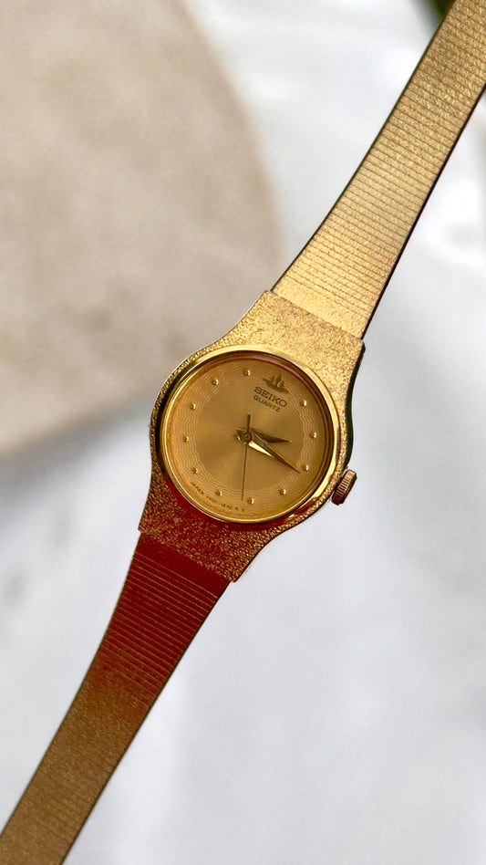 Near Mint Conditiion Seiko Vintage Watch 1992 - Champagne Dial