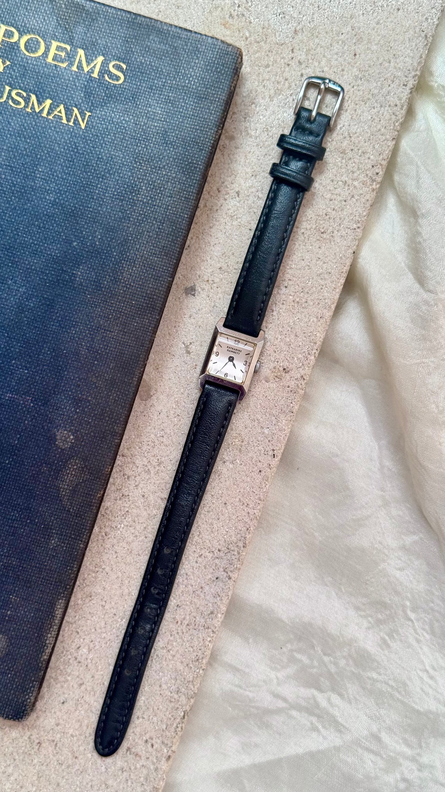 Dainty Katharine Hamnett London vintage watch 1990s
