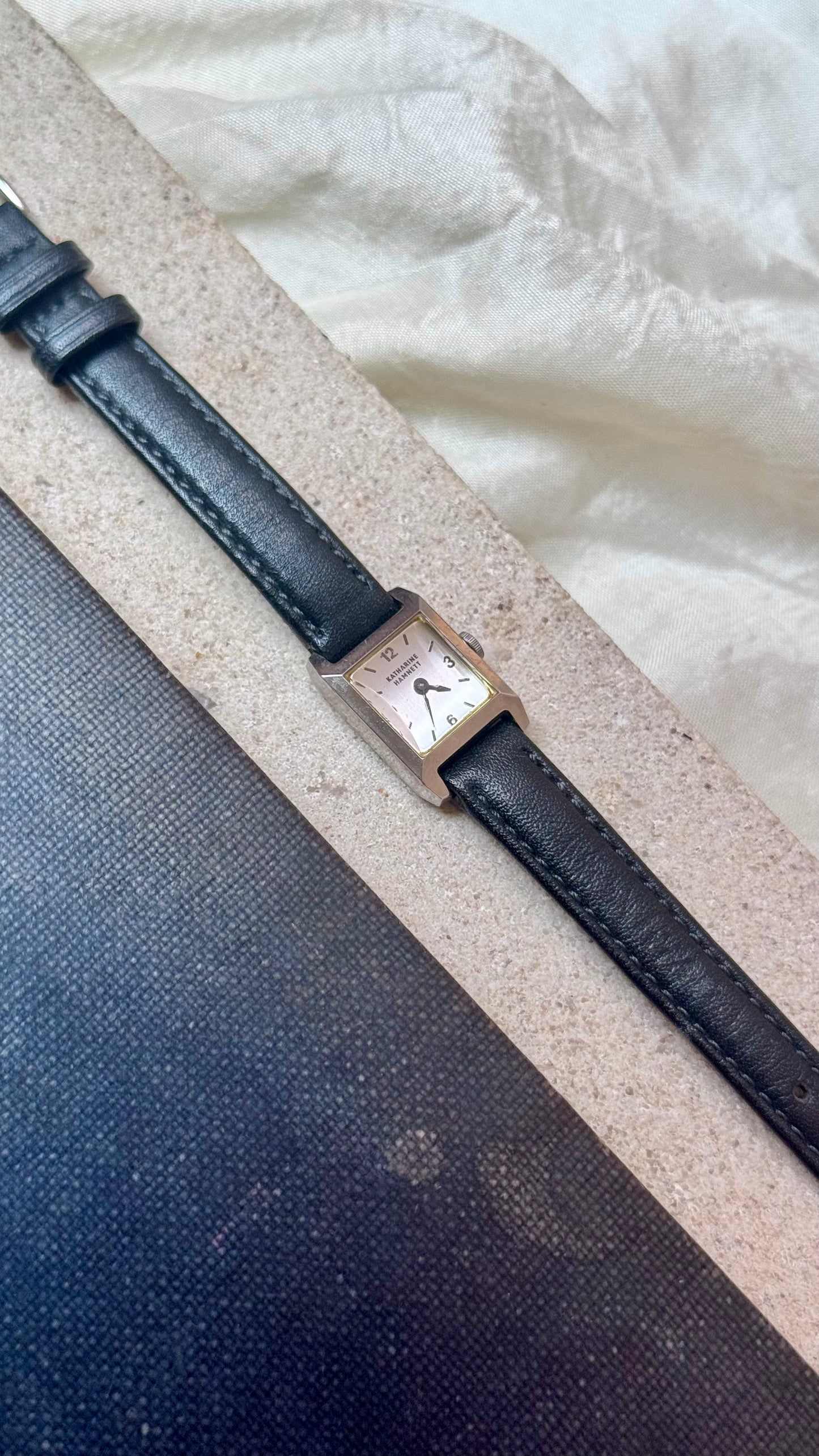 Dainty Katharine Hamnett London vintage watch 1990s