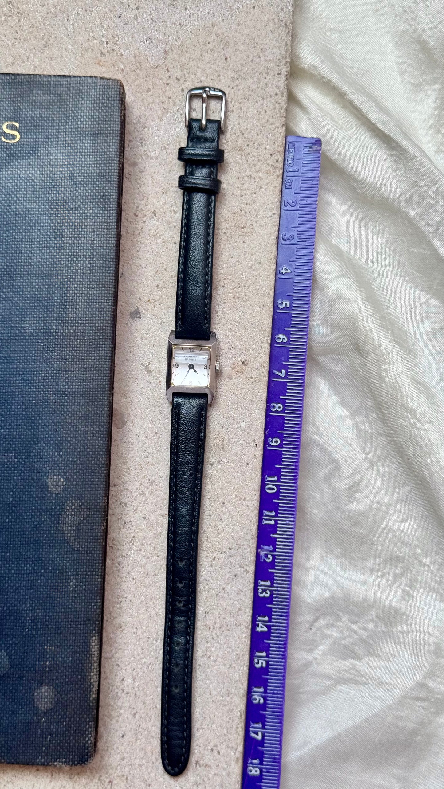 Dainty Katharine Hamnett London vintage watch 1990s