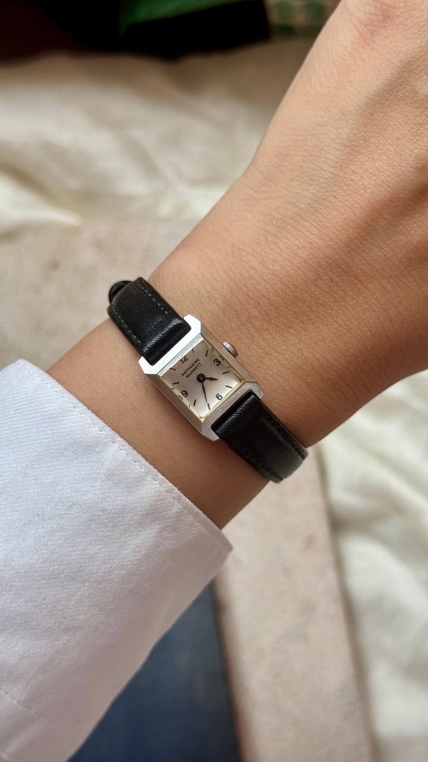 Dainty Katharine Hamnett London vintage watch 1990s