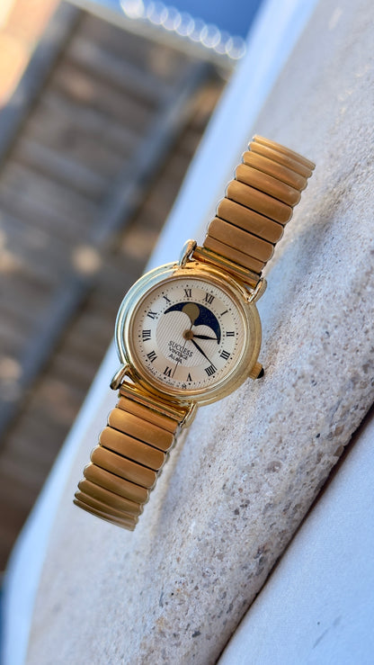 Super Rare Vintage Seiko Alba Watch 1998 - Moon Calendar