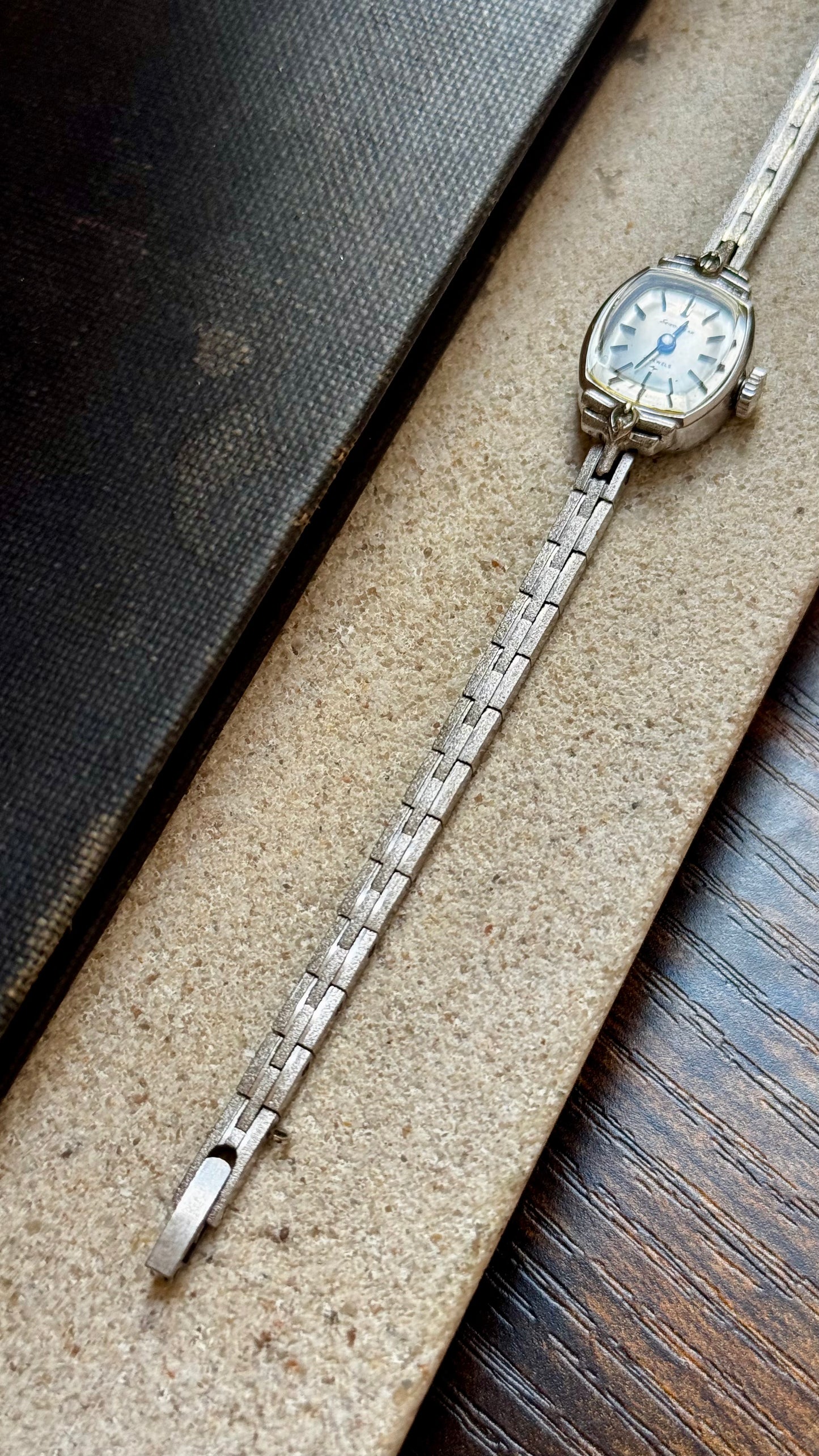 Super Rare 1960s Seiko Solar vintage watch - white gold plated