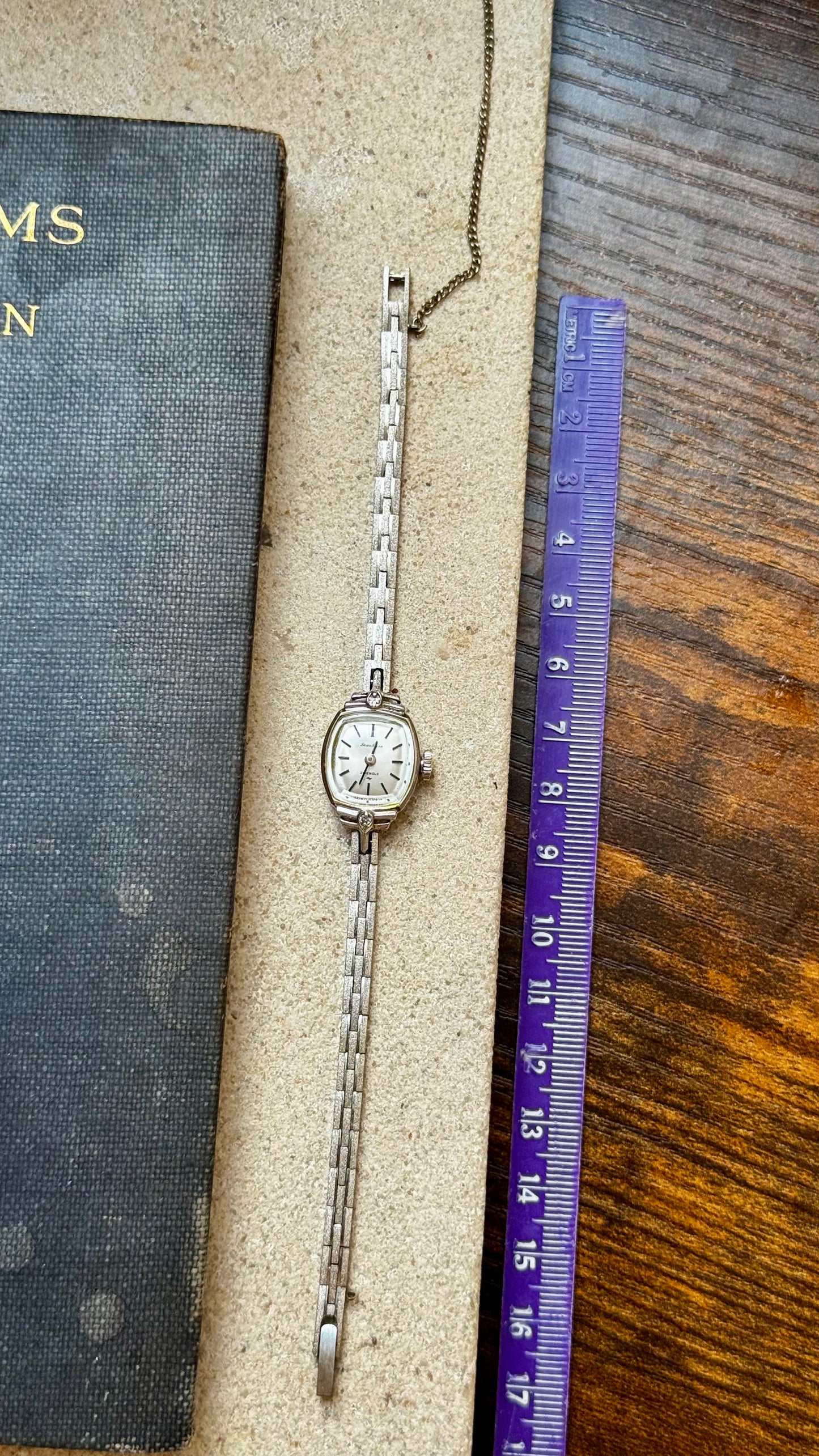 Super Rare 1960s Seiko Solar vintage watch - white gold plated