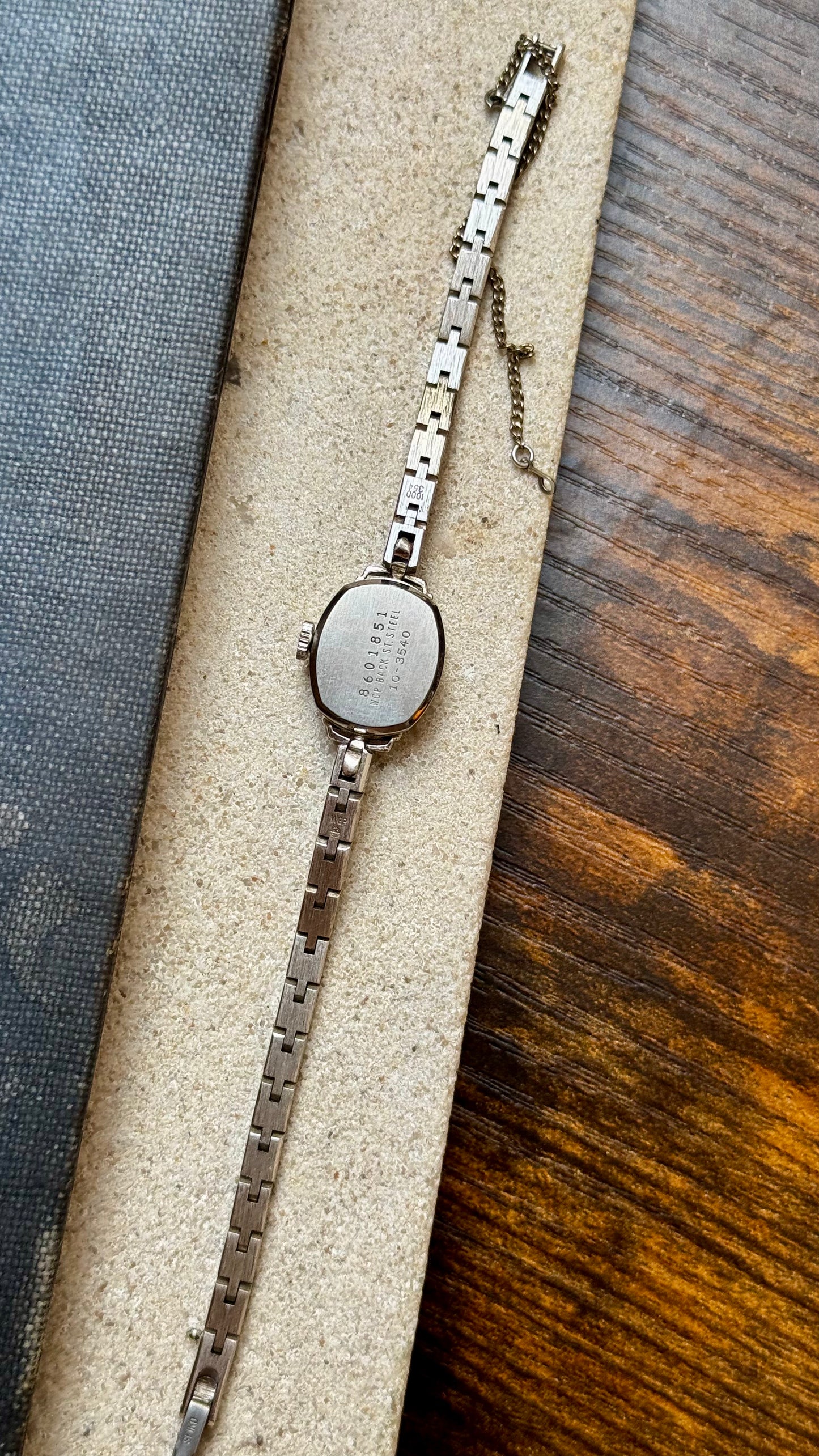 Super Rare 1960s Seiko Solar vintage watch - white gold plated