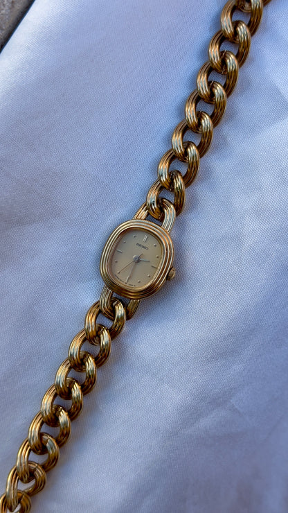 Near Mint Conditiion Seiko Vintage Watch 1997 - Champagne Dial