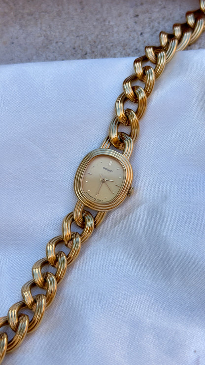 Near Mint Conditiion Seiko Vintage Watch 1997 - Champagne Dial