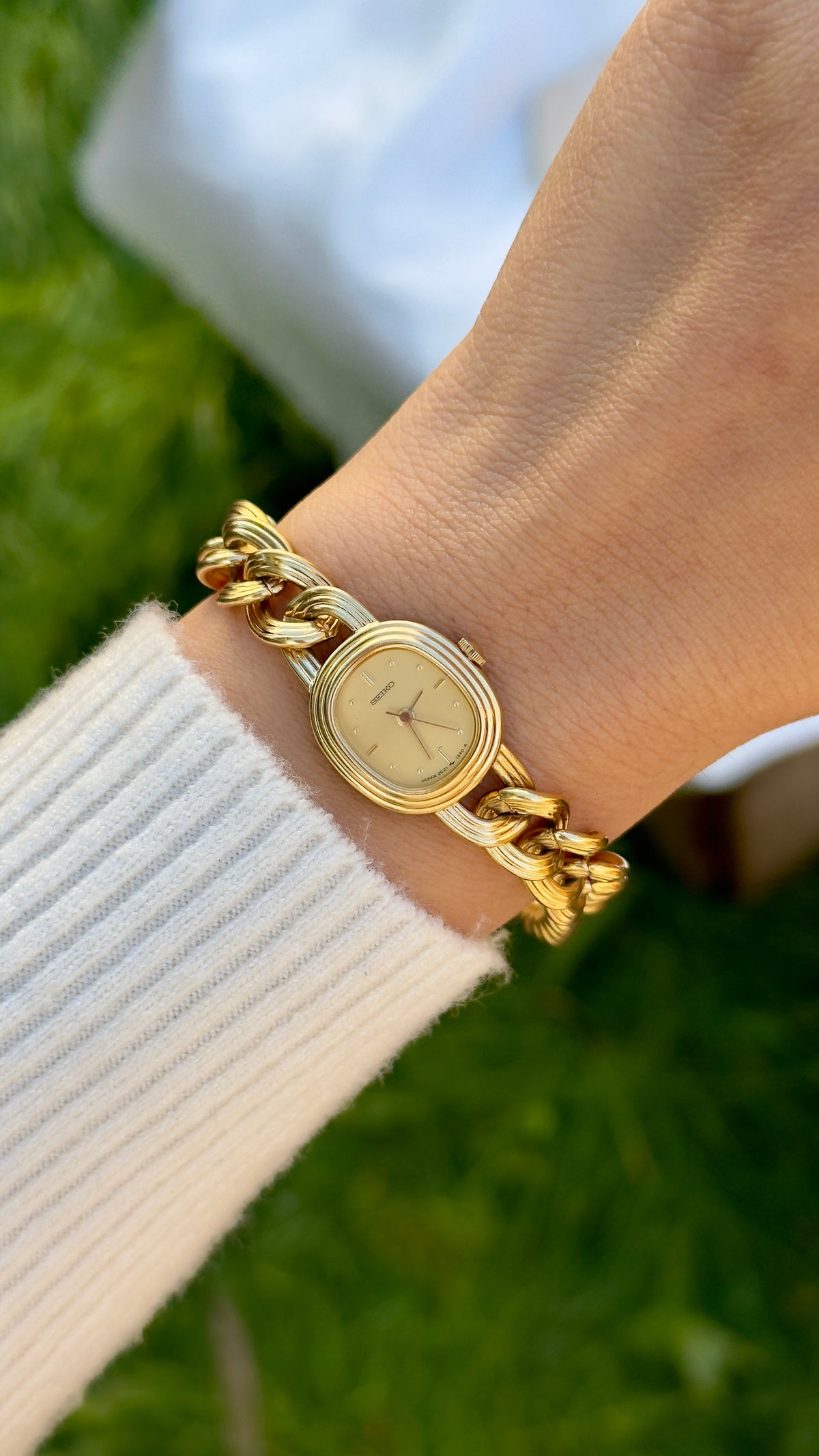 Near Mint Conditiion Seiko Vintage Watch 1997 - Champagne Dial