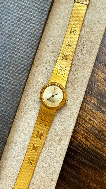 Hanae Mori Seiko vintage watch - Gold Plated