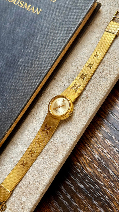 Hanae Mori Seiko vintage watch - Gold Plated