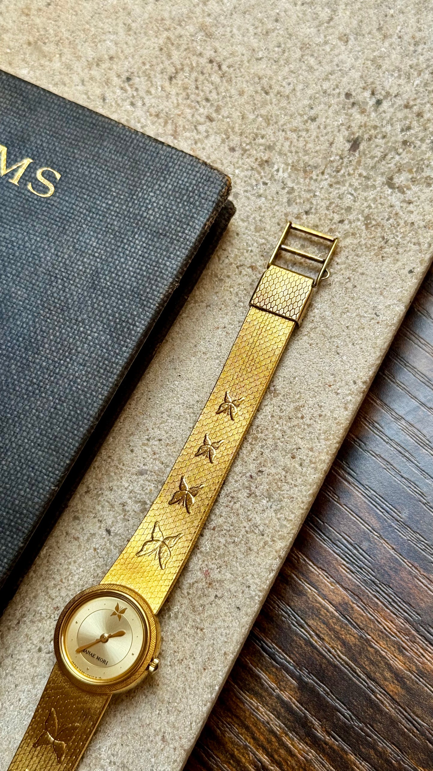 Hanae Mori Seiko vintage watch - Gold Plated