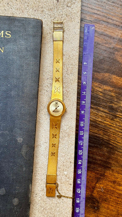 Hanae Mori Seiko vintage watch - Gold Plated