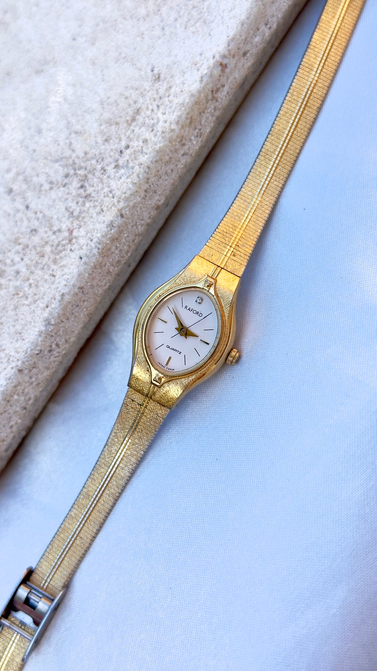 Raford Seiko Movement Vintage Watch - Gold Plated