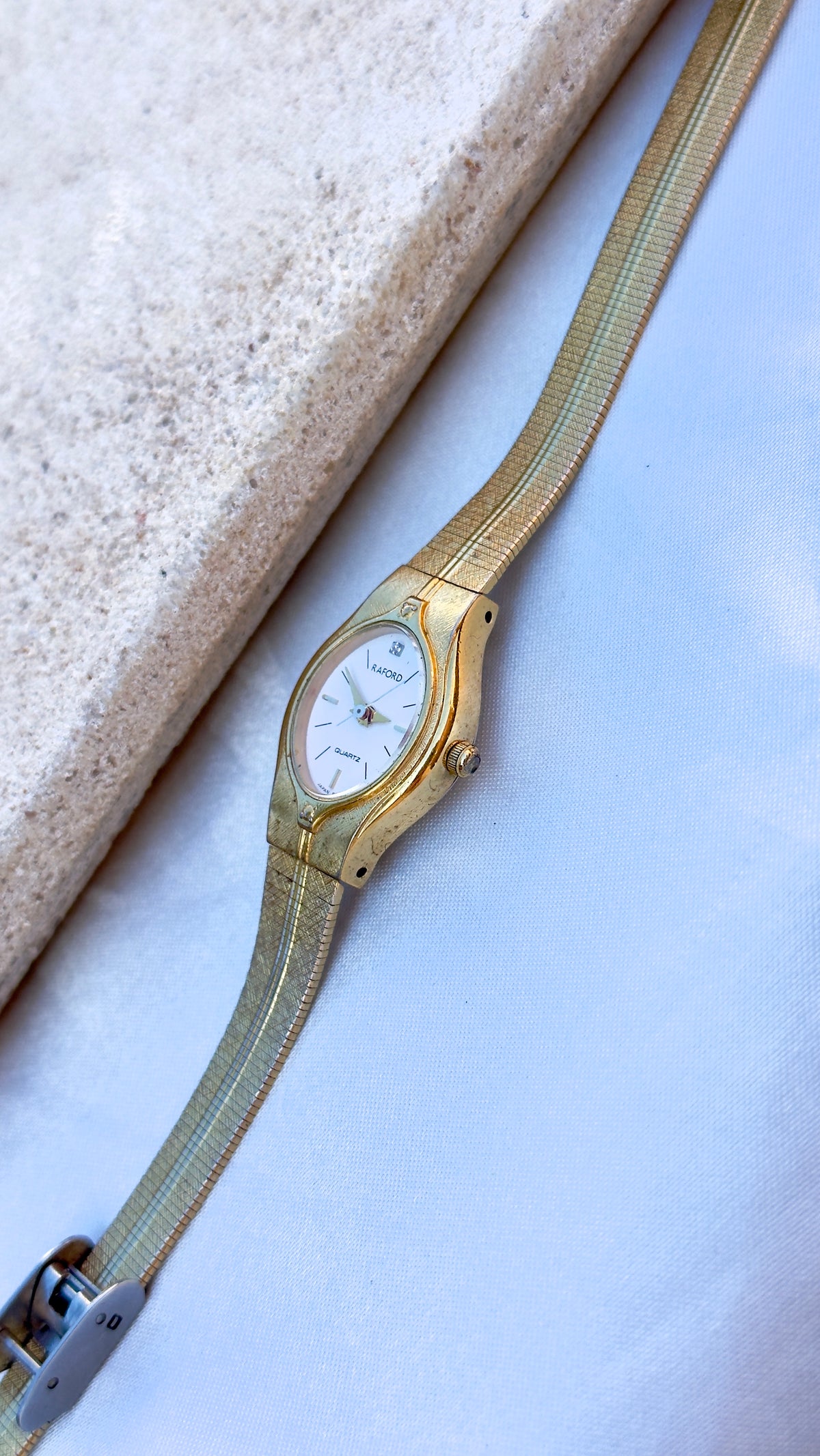 Raford Seiko Movement Vintage Watch - Gold Plated