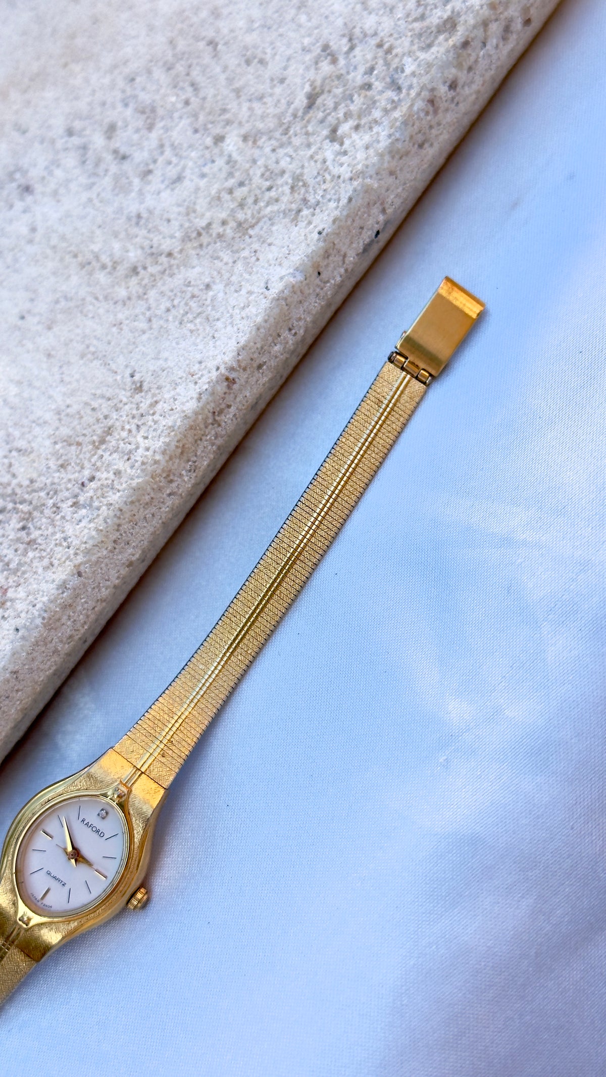 Raford Seiko Movement Vintage Watch - Gold Plated