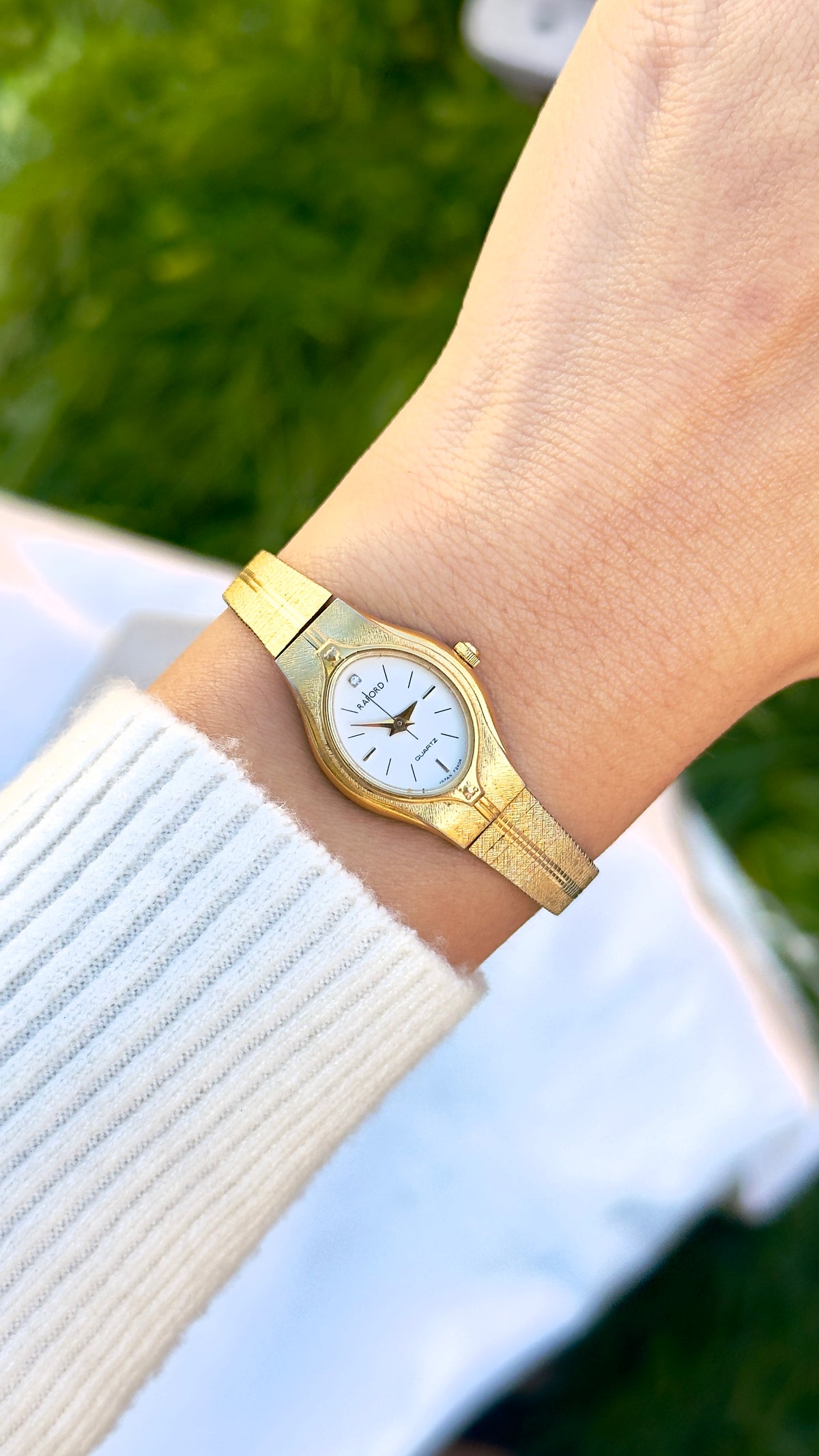 Raford Seiko Movement Vintage Watch - Gold Plated