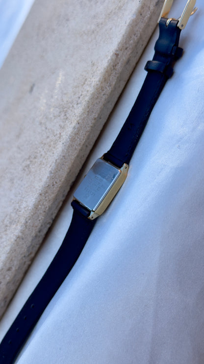 Vintage Seiko Women's Tank Watch 1985 - Gold Plated, Near Mint Condition