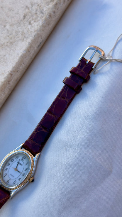 Super Rare Citizen Exceed Duratech vintage watch 1998 - Gold Plate, Mint Condtion with tag