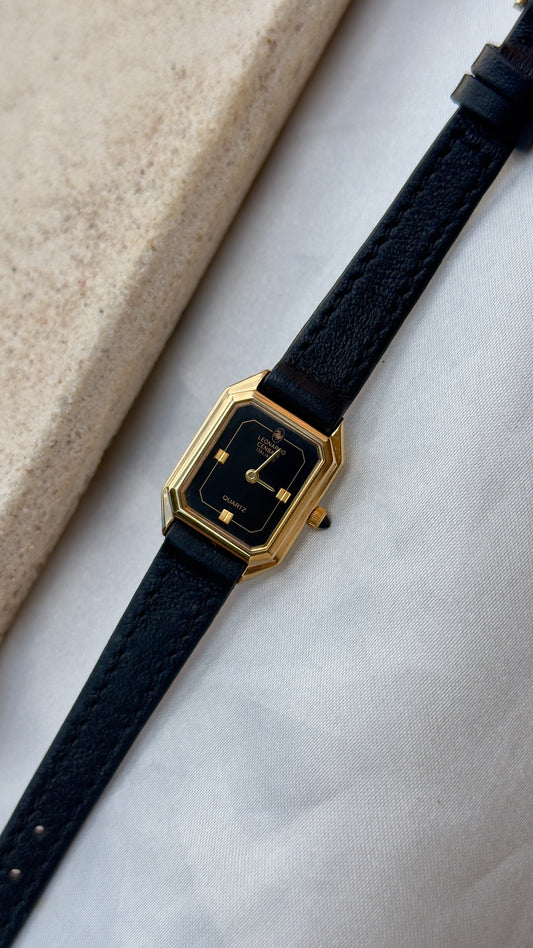 Vintage Leonardo Cenbale Watch 1990s - Gold Plated
