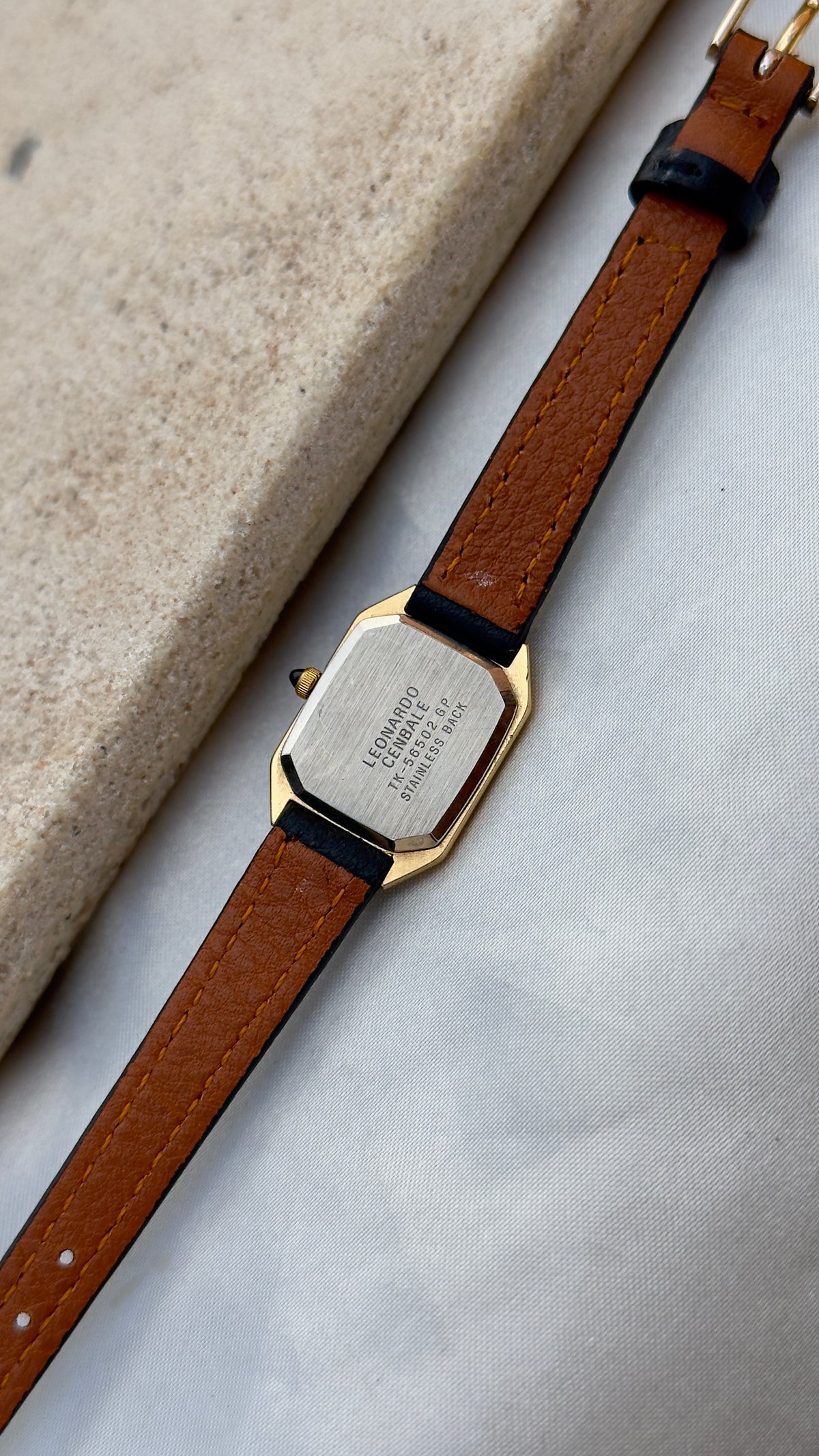 Vintage Leonardo Cenbale Watch 1990s - Gold Plated