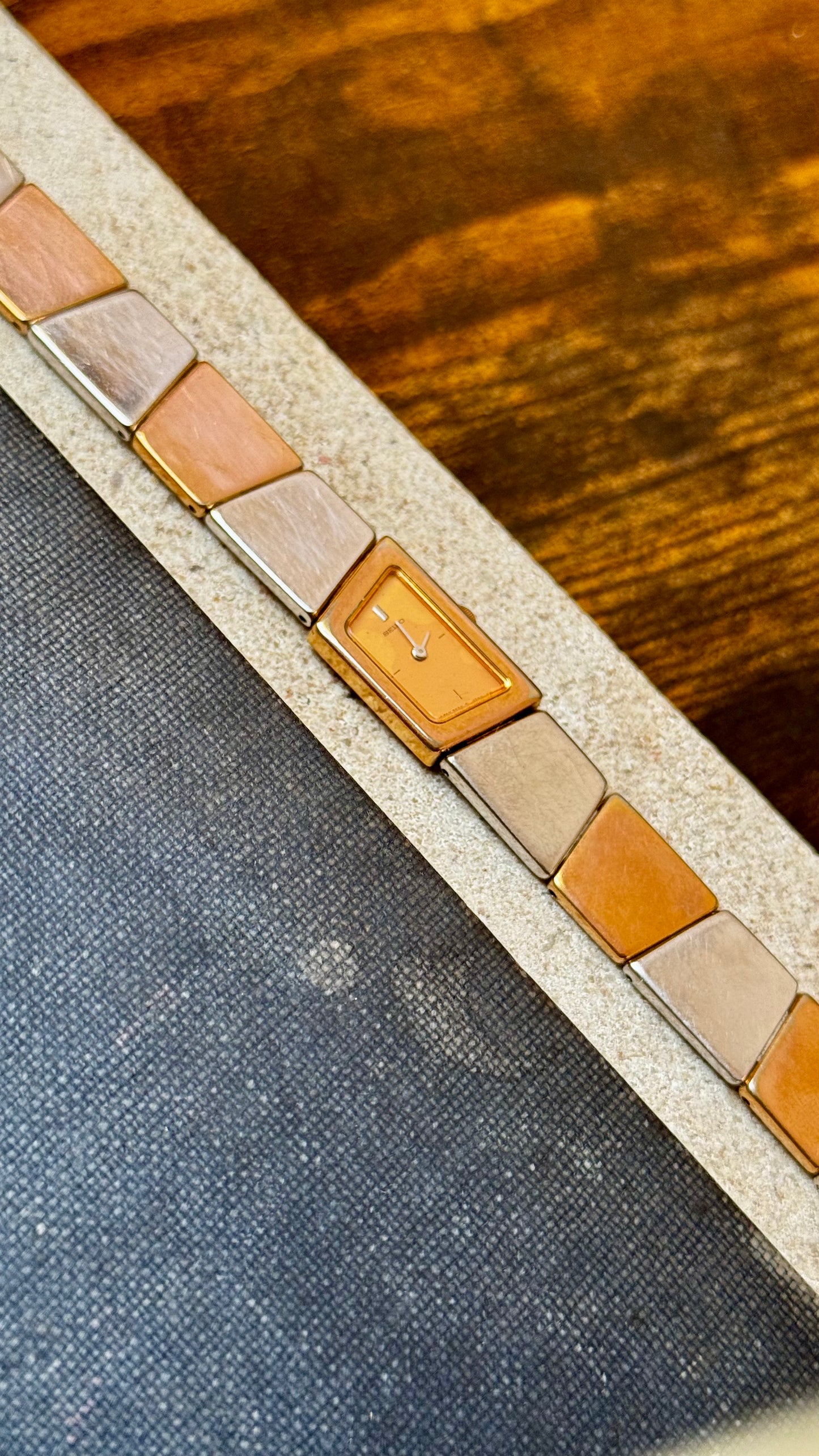 Asymmetrical Seiko Vintage Watch 1997