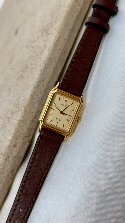 Vintage Seiko Women's Tank Watch 1994 - Gold Plated