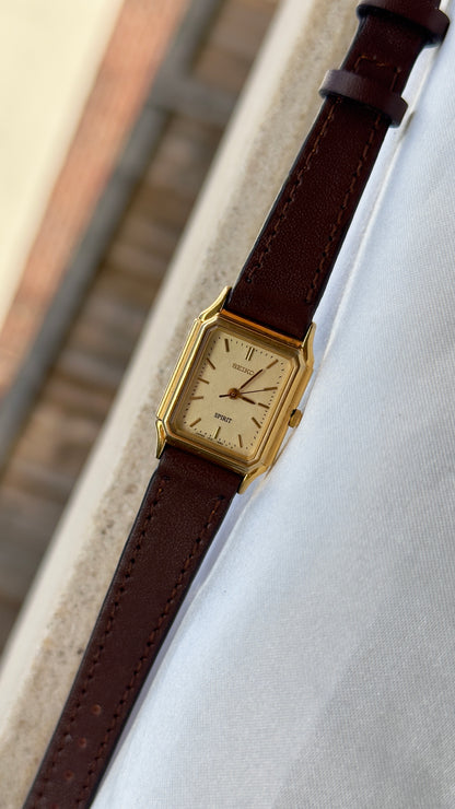 Vintage Seiko Women's Tank Watch 1994 - Gold Plated