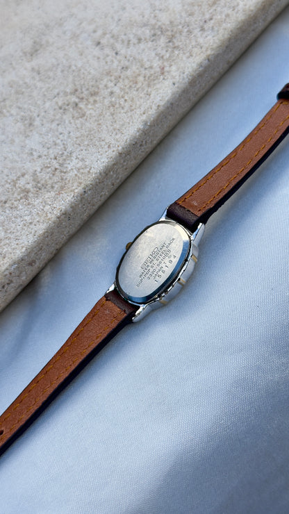 Vintage Seiko Women's Oval Watch 1981 - Gold&Palladium Plated